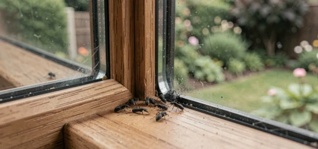 Comment se débarrasser efficacement des petits insectes noirs près des fenêtres de la maison
